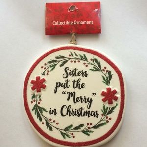 Sisters Christmas Ornament